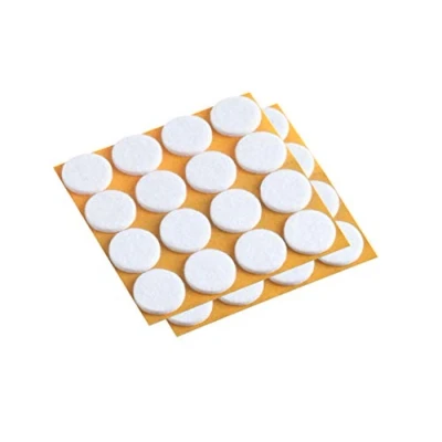 Image of Meister Felt Glider self adhesive, Ø 28 mm, white, 40 pieces, 645196