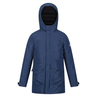 Image of Regatta Childrens Unisex Childrens/Kids Farbank Ski Jacket (Admiral Blue/Black) Size 5 6Y