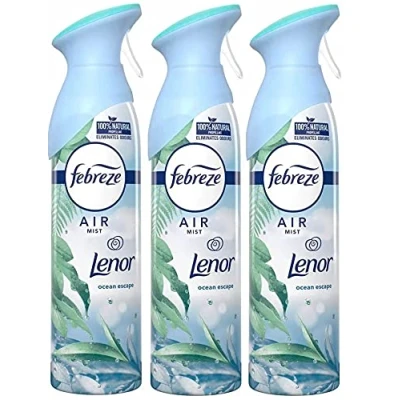 Image of 3 X 300 ml Febreze Air Freshener Can Spray Ocean Escape