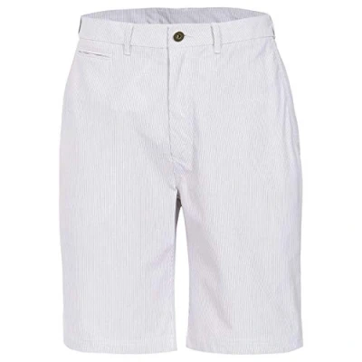 Image of Trespass Men Atom Shorts With Key Pocket for Men/ Gents/ Adults Outdoor/ Fun/ Sports/ Leisure/ Beach/ Holiday White Stripe, L