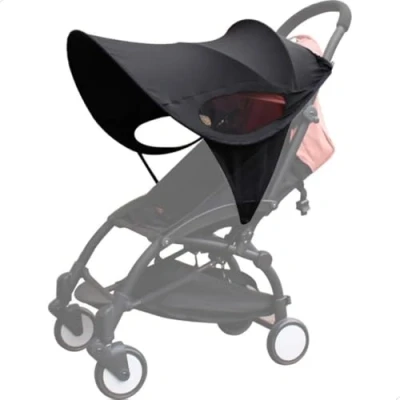 Image of 3 Pack, Universal Pushchair Pram Sunshade, Stroller Canopy Cover