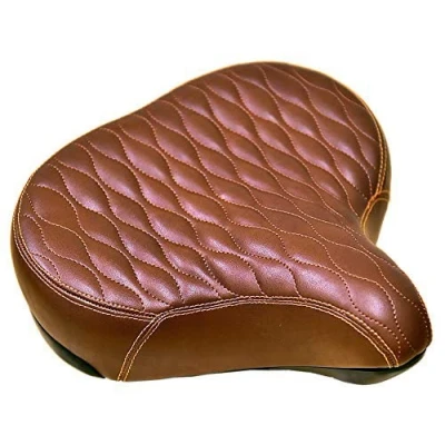 Image of Made in Taiwan! Fito GS Beach Cruiser Bike Bicycle Saddle Seat with Spring Suspension (Brown)
