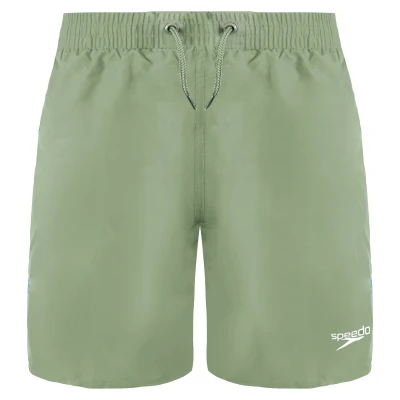 Image of Speedo Boys&#039; Essential 13&quot; Ws Swim Briefs, Hedgerow, L