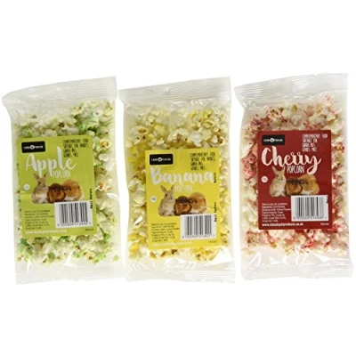 Image of Little Friends Banana/Cherry/Apple Assorted Animal Popcorn, Small, Pack of 3