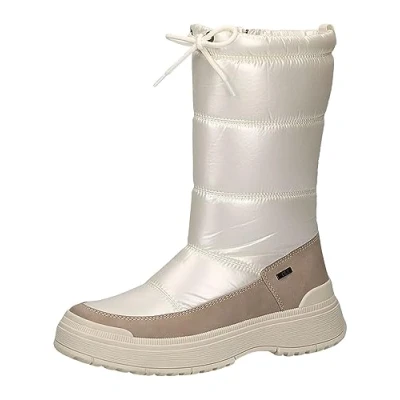 Image of CAPRICE Women&#039;s 9 26421 41 Mid Calf Boot, Pearl Comb, 3.5 UK