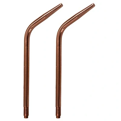 Image of Lightweight Swaged Welding Brazing Nozzle No.2 Tip 1.2mm Oxygen Acetylene 2pk