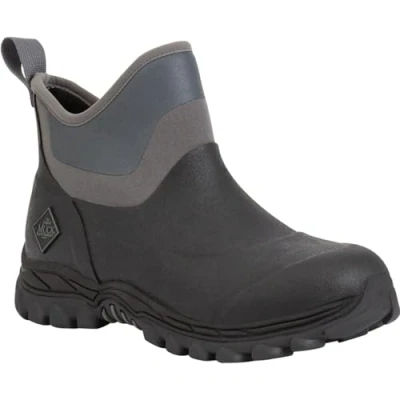Image of Muck Boots Women&#039;s Arctic Sport II Fleece Lined Waterproof Pull on Ankle Boot, Black, 6