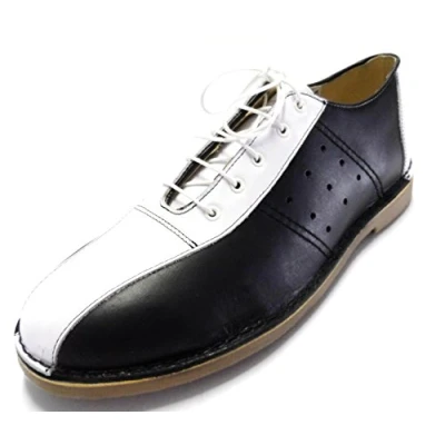 Image of Ikon Men`s Marriot Bowling Shoe (7, Black/White)