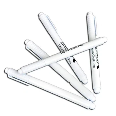 Image of White Chalkboard Chalk Pens, Liquid Dry Erase Markers for Signs, Windows, Blackboard, Glass (2Pcs)