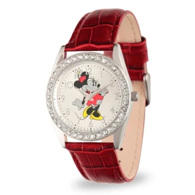 Image of Disney Unisex Adults Analog Quartz Watch with Faux Leather Strap W002762