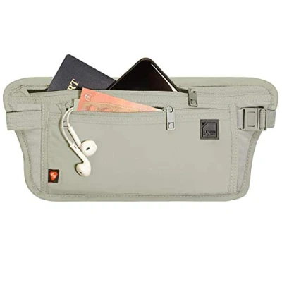 Image of Lewis N Clarks RFID Blocking Waist Stash Geldgürtel, Beige