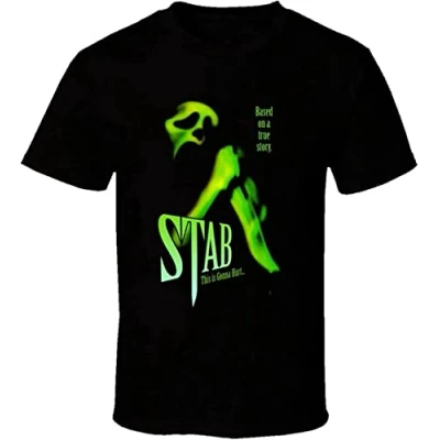 Image of Scream Stab Movie Poster T Shirt Black M
