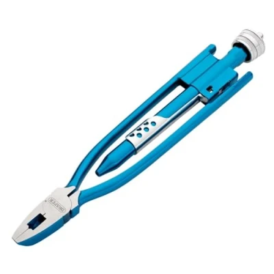 Image of Draper 250mm Wire Twisting Pliers Maximum Capacity Twist 1.5mm diameter &amp; Cut 2.5mm Chrome Vanadium Steel Hand Tool Plated Spiral Screw 38896