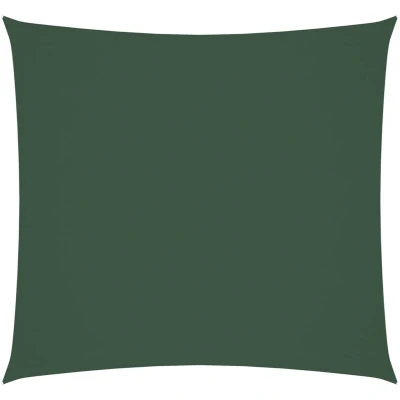 Image of vidaXL Sunshade Sail Oxford Fabric Square 7x7 m Dark Green