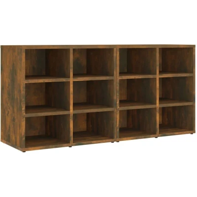 Image of vidaXL Shoe Cabinets 2 pcs Smoked Oak 52.5x30x50 cm