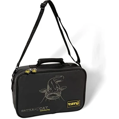 Image of Shoulder bag Black Cat Battle Fishing