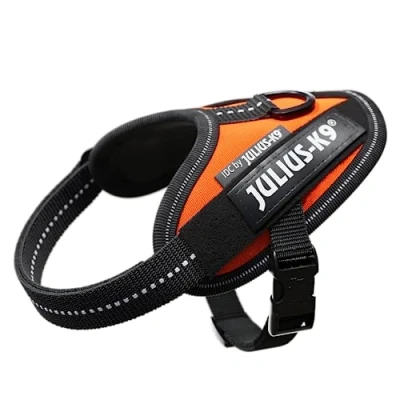 Image of Julius K9, 16IDC FOR B1, IDC Powerharness, dog harness, Size: Baby 1, UV Orange