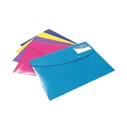 Image of Rapesco ID Popper Wallet A4 + Solid Assorted (Pack of 5) 0701