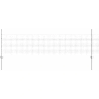 Image of vidaXL Garden Fence Set of 2 Galvanised steel 10 x 0.5 m Durable