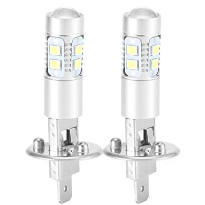 Image of Car LED Bulbs, 2 Pcs H1 6000K Super White 100W Headlight Bulbs Kit Fog Driving Light for Light, Headlight, Daytime