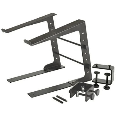Image of CITRONIC LS 01C Compact Laptop/Macbook Stand With Desk Clamps, Black, Mount