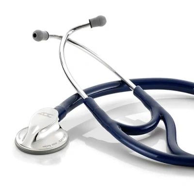 Image of ADC Adscope 600 Platinum Multifrequency Stethoscope Navy