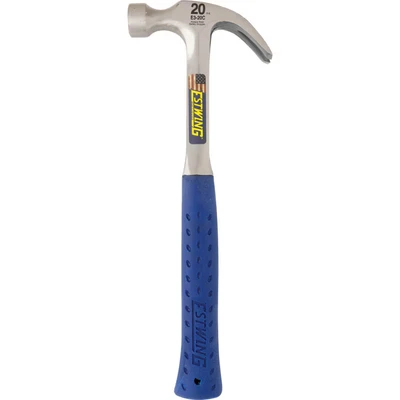 Image of Estwing Solid Steel Shaft 20oz Claw Hammer