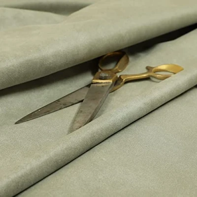 Image of Redbrick Mill Fabrics Soft Quality Durable Faux Suede Feel Leather Furnishing Upholstery Fabric by The Metre, 135cm Width (Aqua, Per Metre)