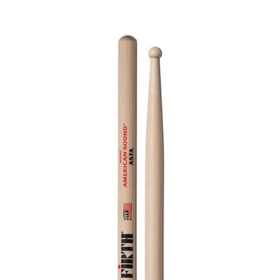 Image of Vic FIrth American Sound® Drumsticks AS7A Hickory Round Wood Tip