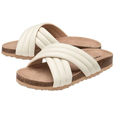 Image of DUNLOP 2023 Ladies LOIS Sandals Off White UK 7