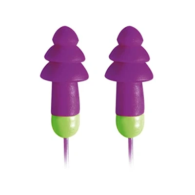 Image of Moldex 640101 SNR30 Rockets Cord Reusable Earplug, Pack of 50