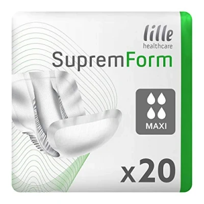 Image of Lille Healthcare Suprem Form Incontinence Pads Maxi (1 Pack of 20)