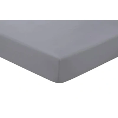 Image of Amigozone Extra Deep 16&quot;(40cm) Non Iron Percale Pollycotton Fitted Sheets (Double, Grey)