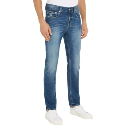 Image of Tommy Hilfiger Men Denton Th Str Naples Denim Pants, Blue, 28W / 34L