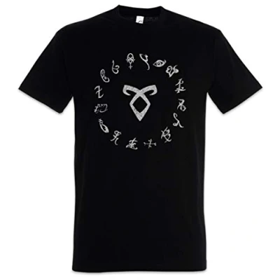 Image of Urban Backwoods S Runes Men T Shirt Black Size 3XL
