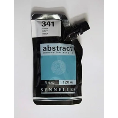 Image of Sennelier Abstract Innovative Acrylic Artist Paint Pouch 120ml (341 Turquoise)