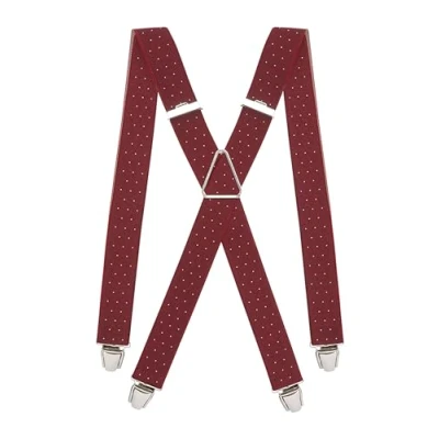 Image of Pierrot Mens Braces Premium with Very Strong Clips One Size Adjustable and Elastic Braces, Reinforced Band Wide Heavy Duty Suspenders for Men Trousers