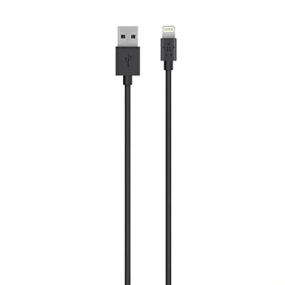Image of Belkin MIXIT Lightning to USB Cable MFi Certified iPhone Charging for XS, XS Max, XR, X, 8/8 Plus and More (6.6 ft/2 m), Black