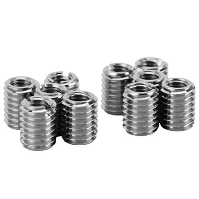 Image of 10Pcs Thread Insert Kit Female M5 x 0.8, Male M8 1.25 High Hardness Reducing Nut Stainless Steel for Automobiles, Steam Turbines