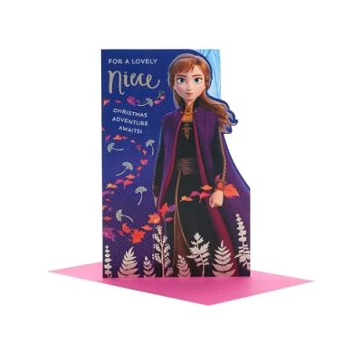 Image of Disney Frozen Anna For A Lovely Niece Christmas Greeting Card Special Xmas