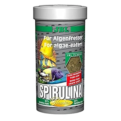Image of JBL Spirulina 1 l, Premium main food for algae eating aquarium fish