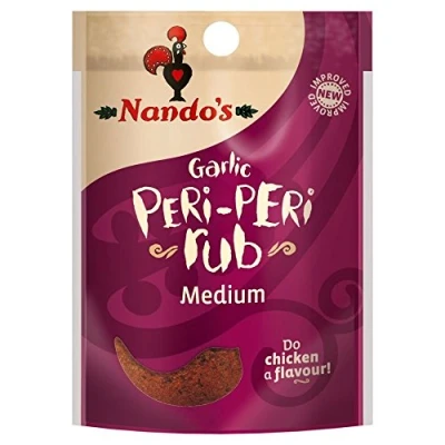 Image of Nando&#039;s Garlic Peri Rub Medium (25g) Pack of 2