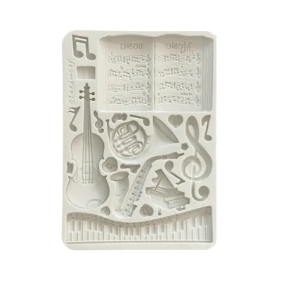 Image of Stamperia Silicone Mould A5, Grey, One Size