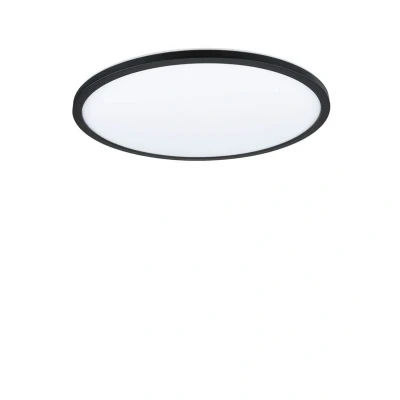 Image of Paulmann 70999 LED Panel Atria Shine 420 mm 3 Step Dim Round Including 1 x 22 W Dimmable Warm White Black Light Plastic Ceiling 3000 K