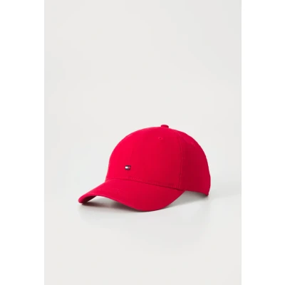 Image of Tommy Hilfiger FLAG 6 Panel Unisex Cap, Size: One Size, Primary red
