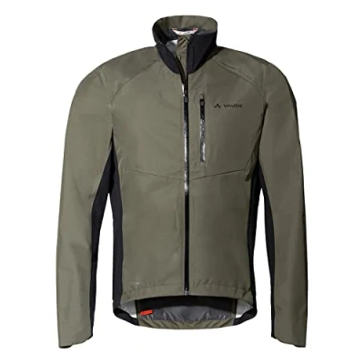 Image of VAUDE Men&#039;s Kuro rain Jacket, Khaki, L
