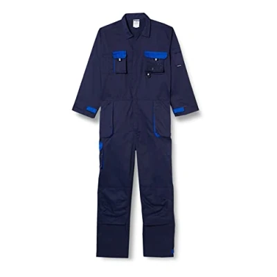 Image of Portwest Texo Contrast Coverall, Size: L, Colour: Navy, TX15NARL
