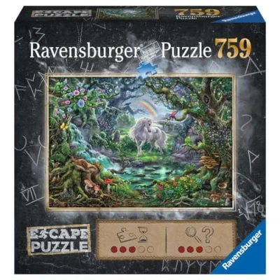 Image of Ravensburger Escape Room Mystery Puzzle Unicorn 759 Piece Jigsaw Puzzles for Adults &amp; Kids Age 12 Up