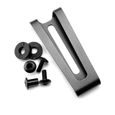 Image of AYPOHU Kydex Clip, Stainless Steel Clip For Sheath, Metal Belt Holster Sheath Pocket Kydex, Accessories Tool, Knife