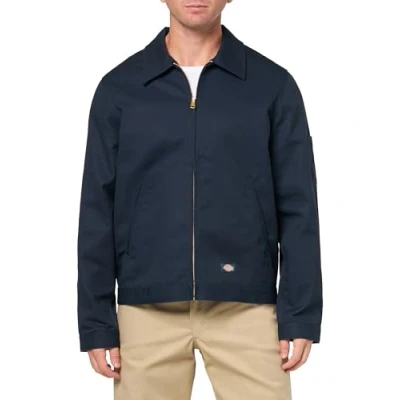 Image of Dickies Men&#039;s Unlined Eisenhower Jacket, Dark Navy, XL